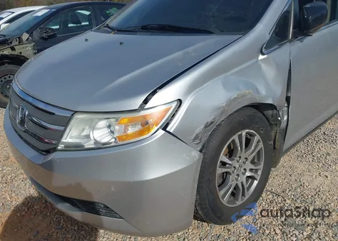 2013 Honda Odyssey Ex-L из США, поврежденный, VIN 5FNRL5H64DB086635